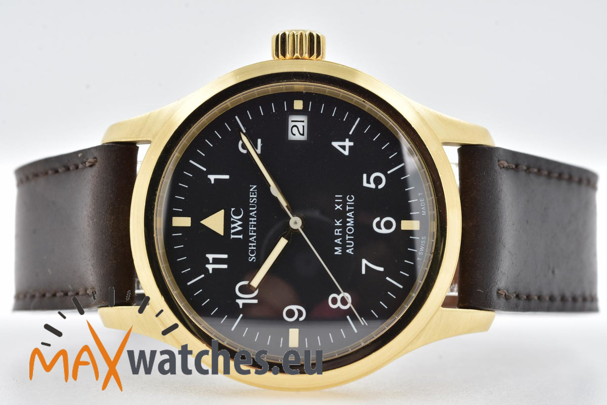 IWC Mark XII 18k Yellow Gold Full Set IW3241003 IW324103 IW32 -  maxwatches.eu